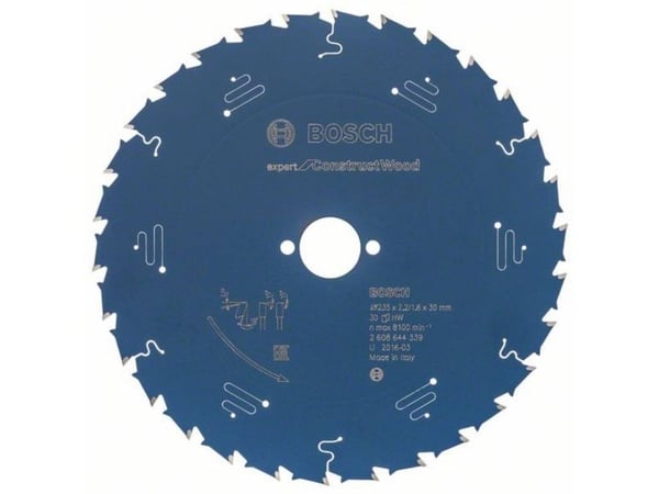 Bosch RUNDSAVKLINGE CONSTRUCT 235X2,8X30MM 30T