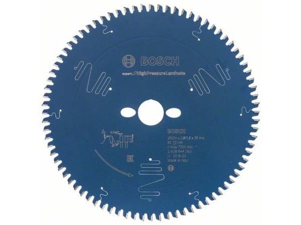Bosch RUNDSAVKL 254X30X2,8MM 80T EXP HIGHPRESS Bosch RUNDSAVKL 254X30X2,8MM 80T EXP HIGHPRESS