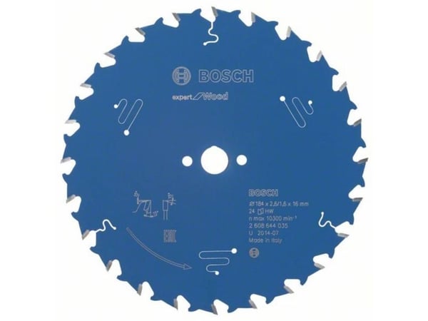 Bosch RUNDSAVKLINGE 184X16X2,6MM 24T EXP WOOD