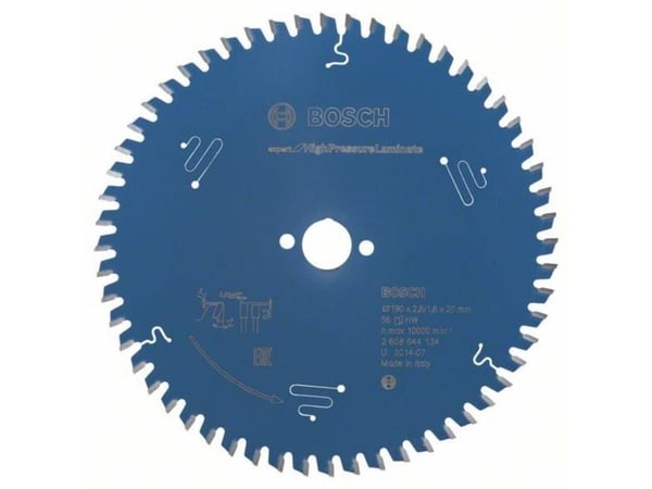 Bosch RUNDSAVKL 190X2,6X20MM 56T EXP HIGHPRESS