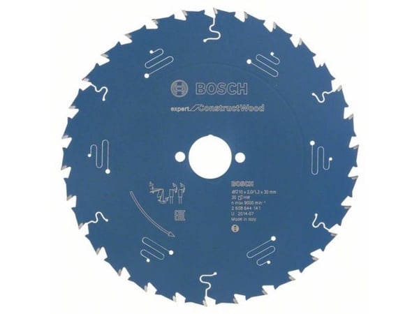 Bosch rundsågklinga 210x30x2mm 30T EXP constructwo