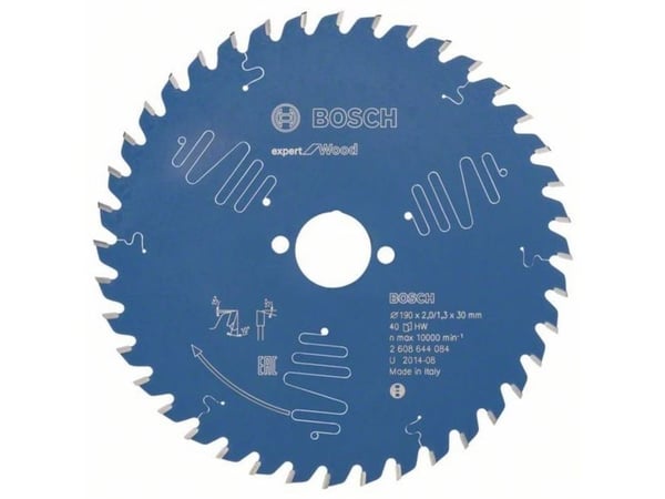 Bosch RUNDSAVKLINGE 190X30X2MM 40T EXP TRE