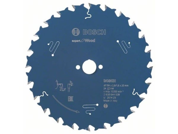 Bosch RUNDSAVKLINGE 184X20X2,6MM 24T EXP WOOD