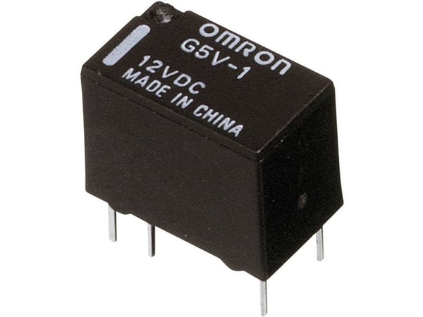 Omron G5V-1 12DC kretskortrelä 12 V/DC 1 A 1 växlare 1 st