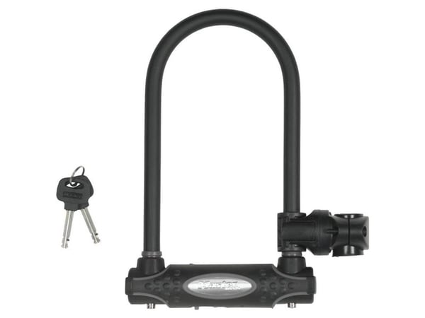 MASTER LOCK 8195EURDPRO, U-lås, Svart, Stål, Vinyl, 1,3 cm, Nøkkel