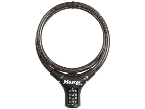 MASTER LOCK 8229EURDPRO, 0,9 m, Koodi, Terästä, Musta