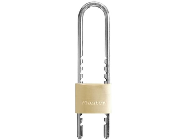 MASTER LOCK 1950EURD, Tradisjonell, Nøkkellås, Bruk flere nøkler, Sykkel, Gjerde, Garage, Port, Shed, Workshop, Messing, Sølv, Messing