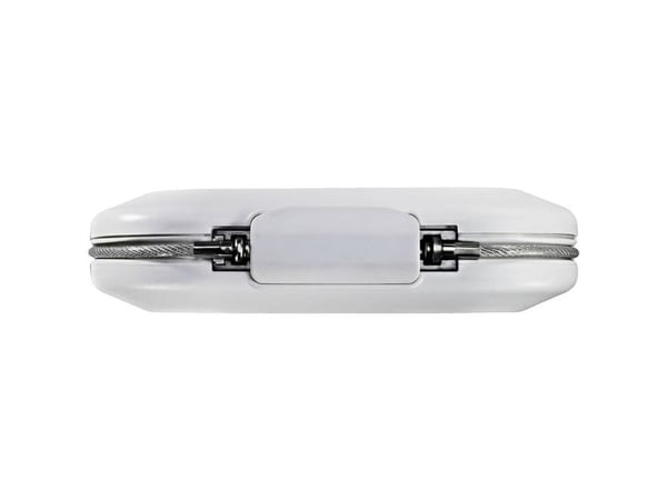 Master Lock Safe Space Small Combination Lock Box with Cable - Security box for mobiltelefon / spiller / kamera - hvit, metall