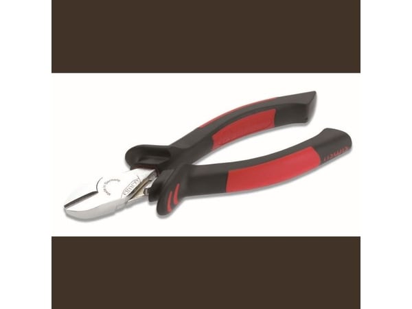 Cimco 10 0574, Diagonal tang, Sjokkresistent, PU plastikk, Stål, Plast, Sort, Rød, 160 mm