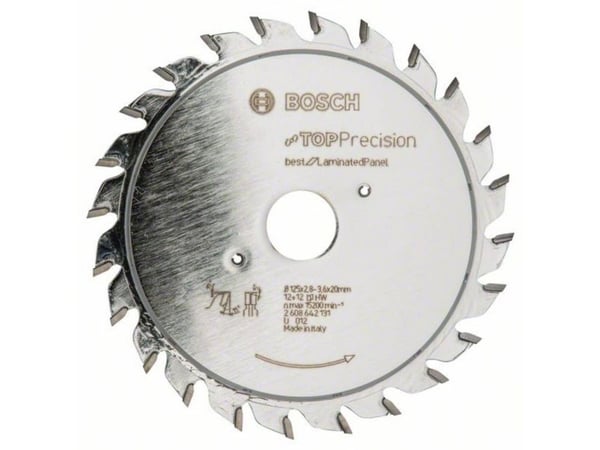 Bosch RUNDSAVKLINGE BEST LAM 125X3.2X20MM 24T