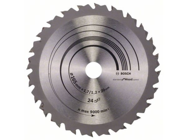 Bosch PYÖRÖHIEMALE 165X1,7X20MM 24T SPEEDLINE