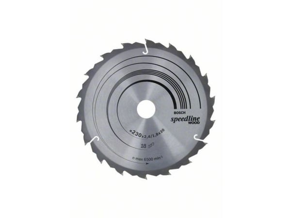 Bosch RUNDSAVKLINGE SPEEDLINE WOOD 230X30/18MM