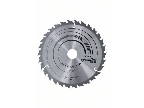 Bosch RUNDSAVKLINGE 210X30MM 30T SPEEDLINEWOOD 210X30MM