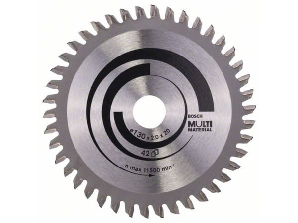 Bosch Multi Material - Sirkelformet sagblad - for multiformål - 130 mm - 42 tenner