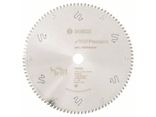 Bosch Best for Multi Material Top Precision - Sirkelformet sagblad - 305 mm - 96 tenner