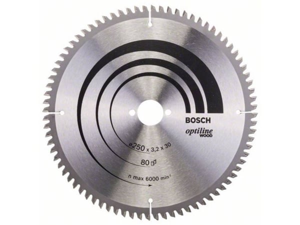 Bosch KAP &amp; GERINGSAVKLINGE 250X3,2X30MM 80 TDR