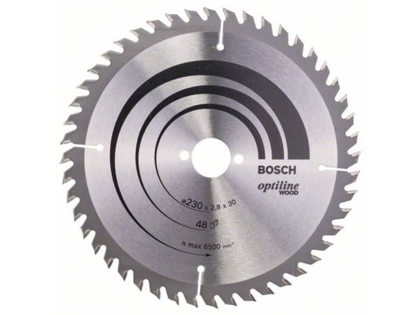 Bosch RUNDSAVKLINGE OPTILINE 230X2,8X30MM 48T 48T