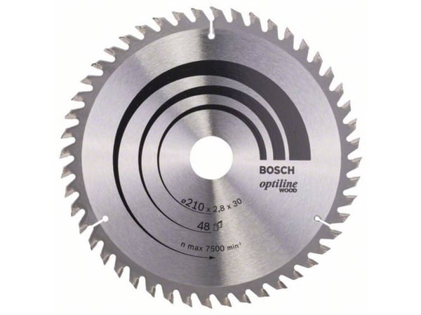 Bosch RUNDSAVKLINGE OPTILINE 210X2,8X30MM 48T 48T
