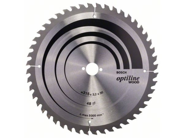 Bosch RUNDSAVKLINGE STAT UW 315X3,2X30MM 48TDR 48TDR