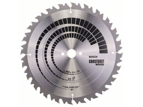 Bosch RUNDSAVKLINGE CONST WOOD350X3,5X30MM 24T 24T