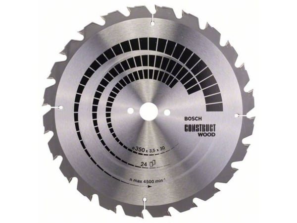 Bosch RUNDSAVKLINGE CONST WOOD350X3,5X30MM 24T 24T