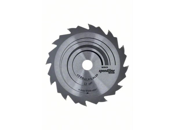 Bosch PYÖRÖPESURI SPEEDLINE PUU 160X20MM12T