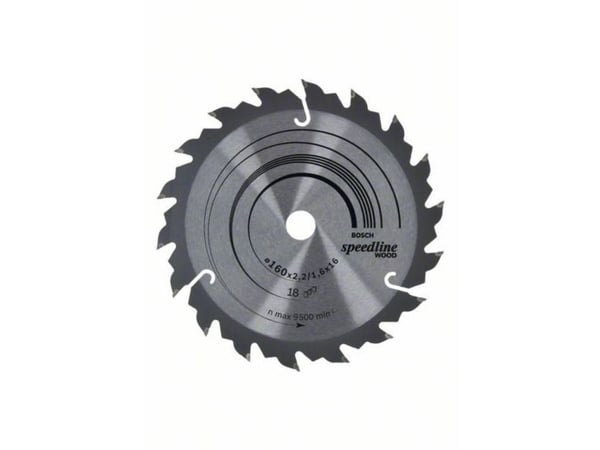 Bosch RUNDSAVKLINGE SPEEDLINE WOOD 160X16MM18T