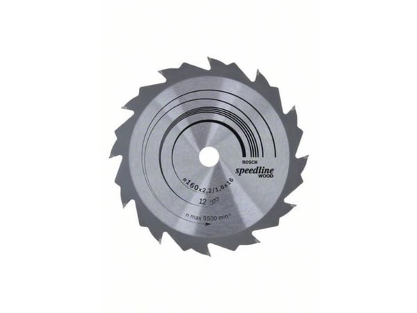 Bosch RUNDSAVKLINGE SPEEDLINE WOOD 160X16MM12T