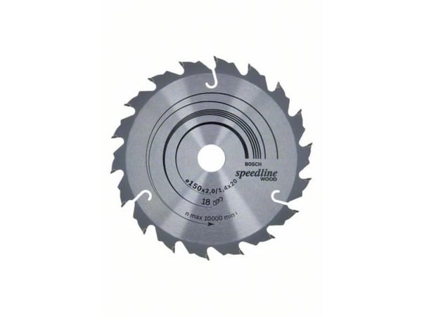 Bosch RUNDSAVKLINGE SPEEDLINE WOOD 150X20/18MM