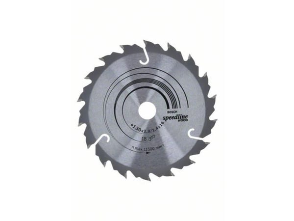 Bosch RUNDSAVKLINGE 130X16MM 18T SPEEDLINEWOOD
