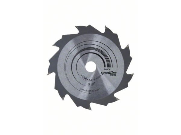 Bosch PYÖRÖHIHOLMIOHJE 130X16MM 9T SPEEDLINE PUUHIHOLMI