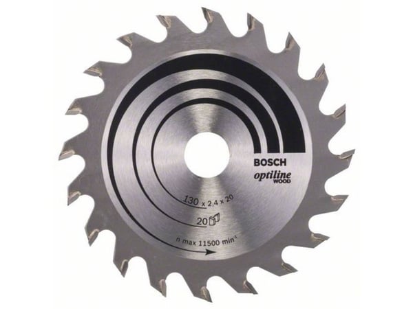Bosch RUNDSAVKLINGE OPTILINE 130X2,4X16MM 20T