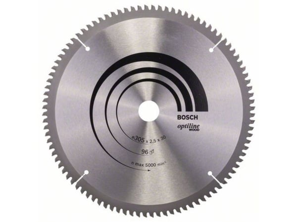 Bosch RUNDSAVKLINGE Ø305X30MM 96T -5GR TRÆ