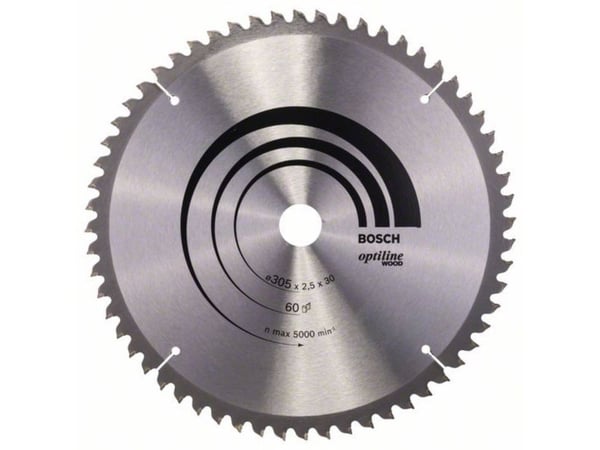 Bosch RUNDSAVKLINGE Ø305X30MM 60T -5GR TRÆ