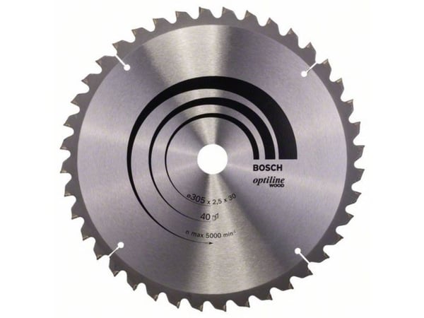 Bosch RUNDSAVKLINGE Ø305X30MM 40T -5GR TRÆ