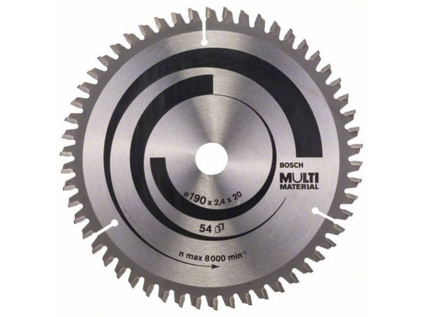 Bosch RUNDSAVKLINGE MULTI 190X2,4X20MM 54 TDR