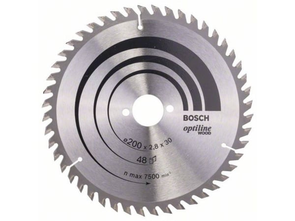 Bosch RUNDSAVKLINGE OPTILINE 200X2,8X30MM 48T 48T