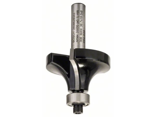Bosch Standard for Wood - Rutertupp - for laminat, bløtt tre, løvtre - eaves - 36.7 mm - lengde: 60 mm - bredde: 12 mm