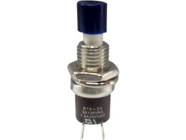 TRU COMPONENTS TC-R13-24B1-05 BL tryckknapp 250 V/AC 1.5 A 1 x På/Av blå 1 st
