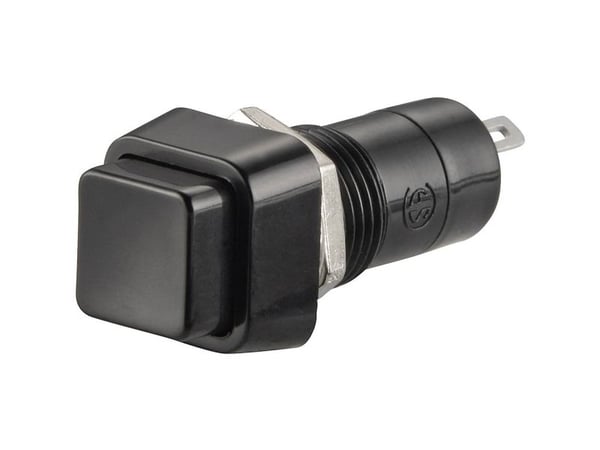 TRU COMPONENTS 1587696 TC-R13-23A-05BK Painonappi 250 V/AC 1,5 A 1 x Off/(On) Painonappi 1 kpl 1 kpl