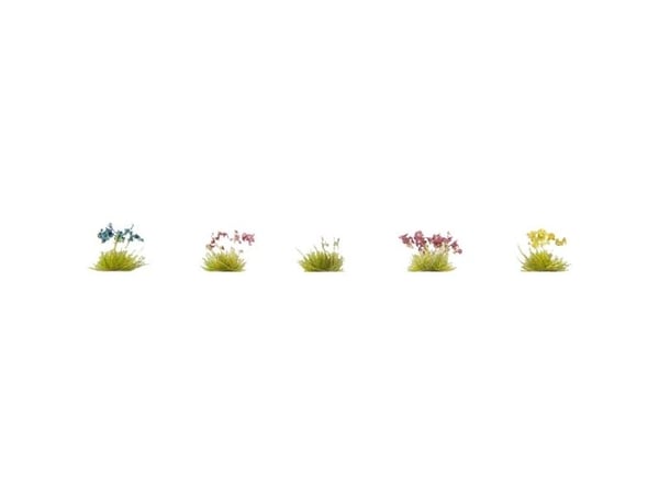 NOCH Flowers, H0 (1:87)/TT (1:120), Flerfarget