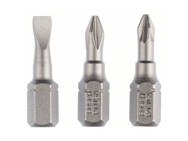 Bosch BITS LIGE 0,6/PH1/PZ1 25MM 3 kpl