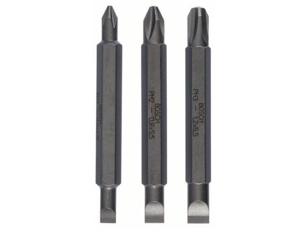 Bosch BITS DOUBLE LIGHT/PH/PX L:60MM 3 KPL 3 KPL