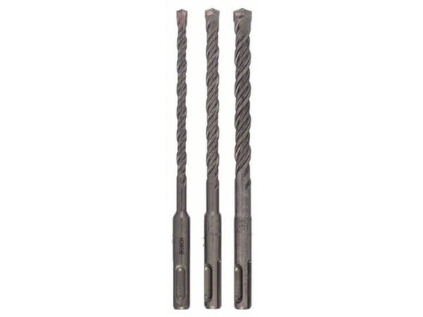 Bosch SDS-plus-5 - Borsett - for betong, murverk, forsterket betong - 3 deler - 6 mm, 8 mm, 10 mm - SDS-plus - lengde: 160 mm