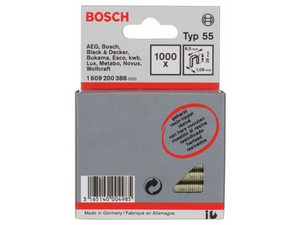 Bosch CLAMP 6X26MM 1000 kpl
