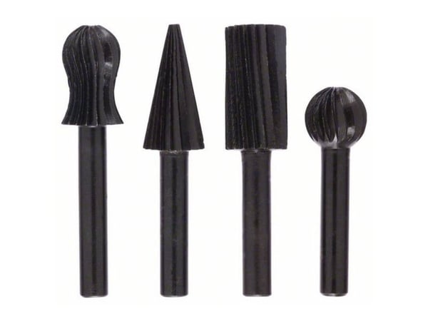 Bosch - Fresekutter - for tre, ikke-jernholdig metall, iron - 4 deler - 13 mm - cylindrical
