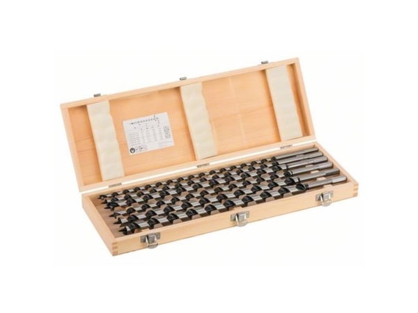 Bosch - Borsett - for bløtt tre, løvtre - vribordel - 6 deler - 10 mm, 12 mm, 14 mm, 20 mm, 18 mm, 16 mm - heksagonal - lengde: 450 mm