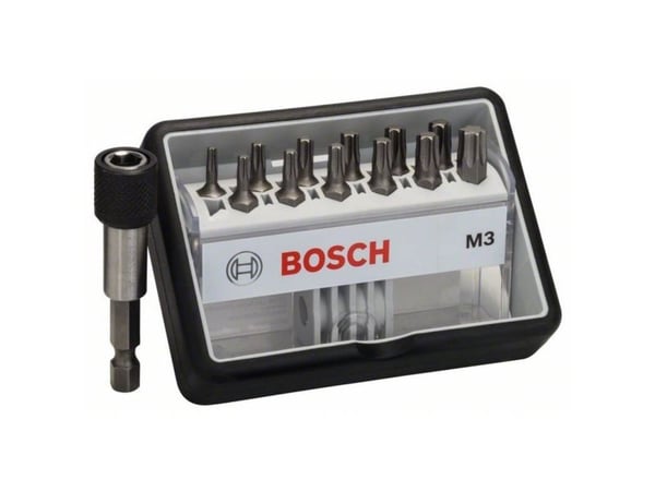 Bosch ROBUST SET M3 (TORX) ekstra hard, 13 stk, 25 mm
