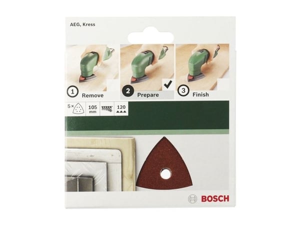 Bosch SLIBEBLAD PDA 105MM K80 HUL 5 STK GL