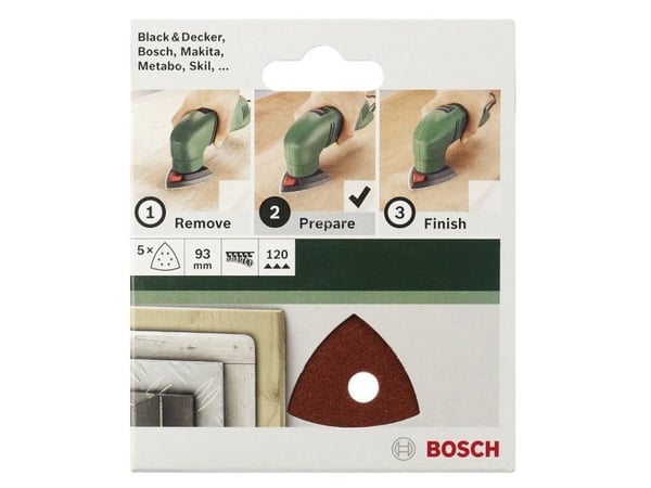 Bosch SLIBEBLAD PDA 93MM K60 HUL 5 kpl GL